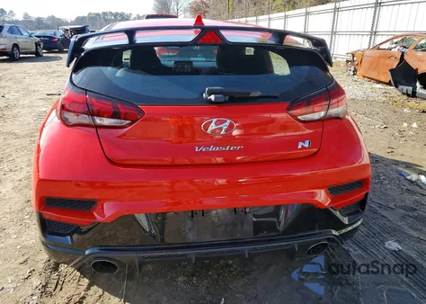 2020 Hyundai Veloster N z USA, uszkodzony, nr VIN KMHT36AH9LU008036
